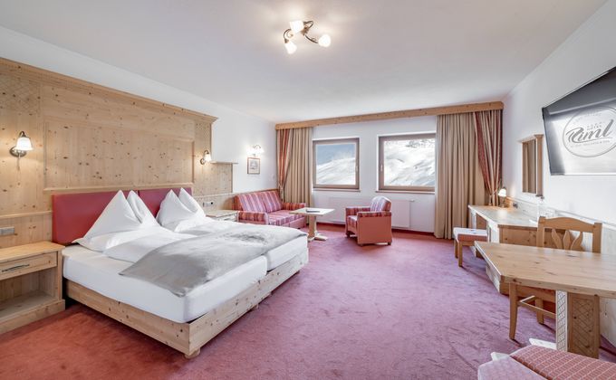 Hotel Zimmer: Doppelzimmer Talblick - Ski & Wellnessresort Hotel Riml