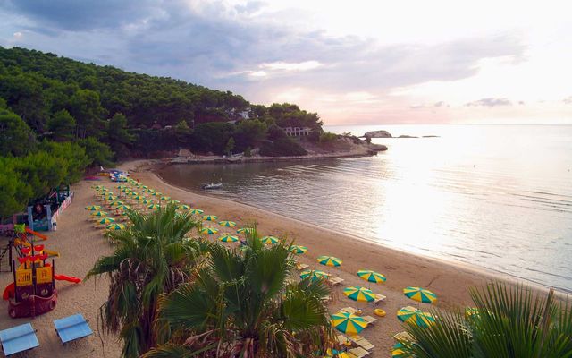 Der Strand des Familienhotels