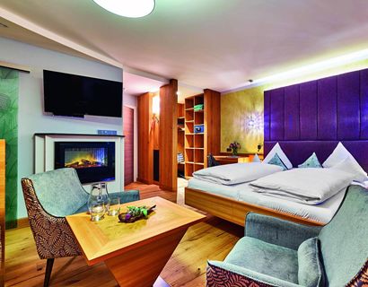 Spirit & SPA Birkenhof am Elfenhain: Doppelzimmer/Wohnstudio "AMETRIN"