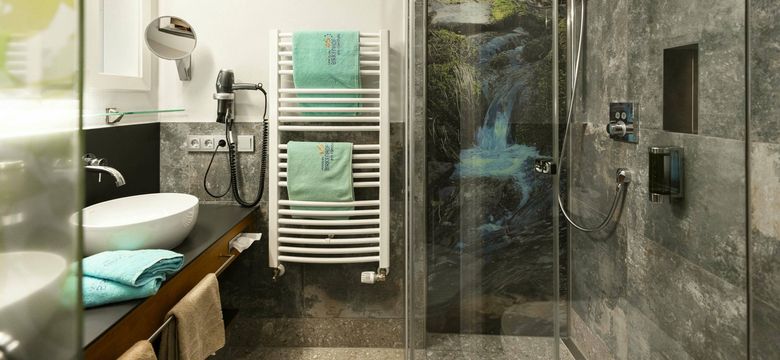 Bad im Doppelzimmer Rosenquarz im ElfenReich