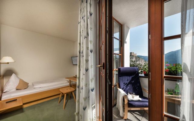 Unterkunft Zimmer/Appartement/Chalet: Einzelzimmer mit Balkon