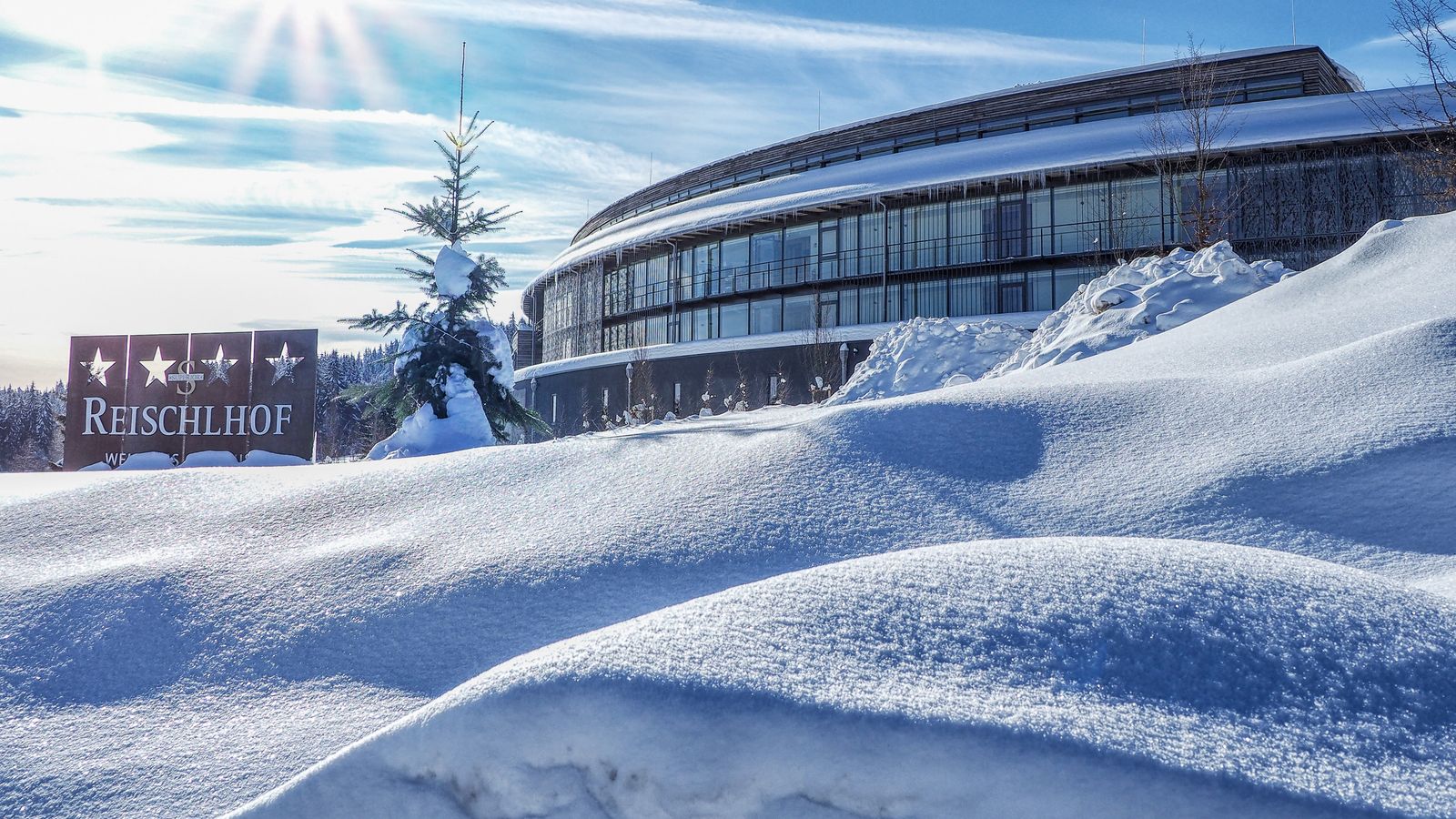 Winterlandschaft im Reischlhof - Bayerischer Wald