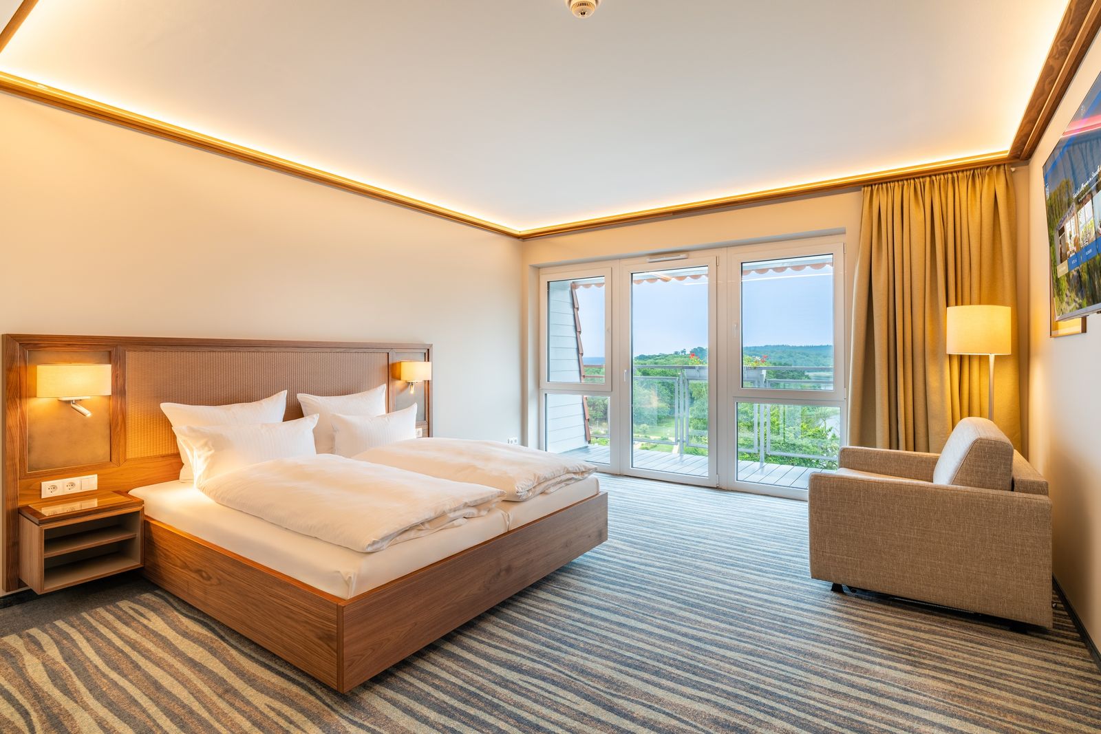 Suite Deluxe mit Balkon und Meerblick image 3 - Strandhotel Seerose