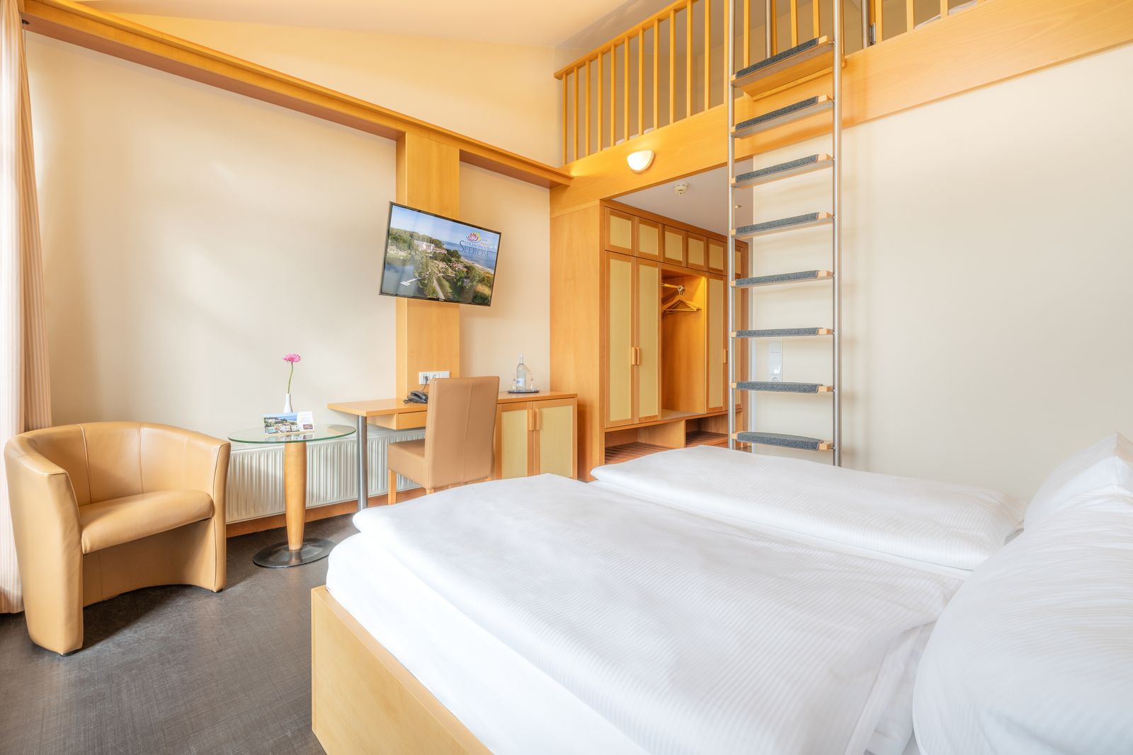 Studio mit Balkon & Meerblick image 8 - Strandhotel Seerose