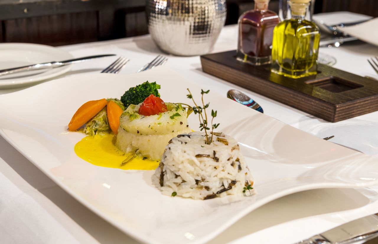 Abendessen im Rahmen der Halbpension