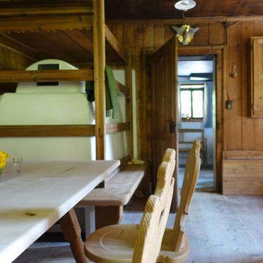 Stube, Lacknerbrunn Alm, Mayrhofen, Tirol, Tirol, Österreich