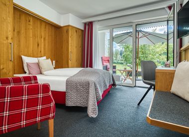 Hotel Zimmer: Einzelzimmer Komfort mit Terasse - Landhaus Hotel Sommerau GmbH