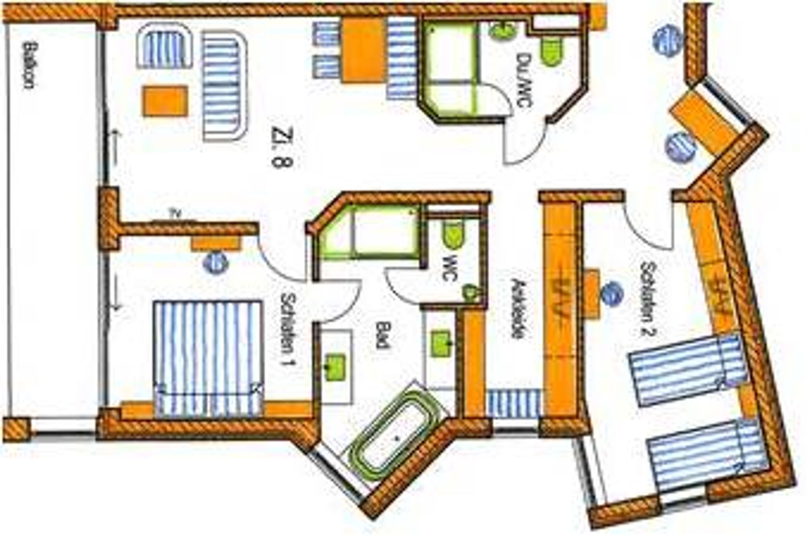 Suite "kleines Himmelreich" mit Südbalkon oder Terrasse - #6