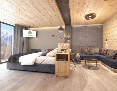 Holzleiten Bio Wellness Hotel: Doppelzimmer Wanneck