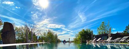 Infinitypool des Wellnesshotel Riedlberg im Bayerischen Wald