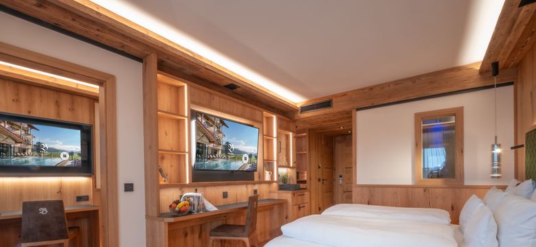 Wellnesshotel Brunner Hof im Bayerischen Wald naturZimmer Kräuterduft mit extra Schlafraum, Balkon, Klimaanlage