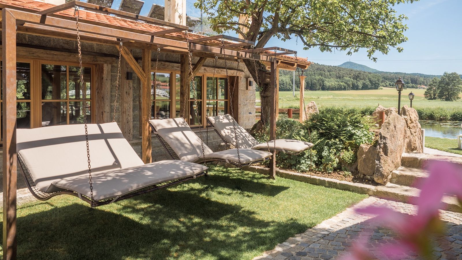 Wellnesshotel Brunner Hof Bayerischer Wald Wellnessgarten