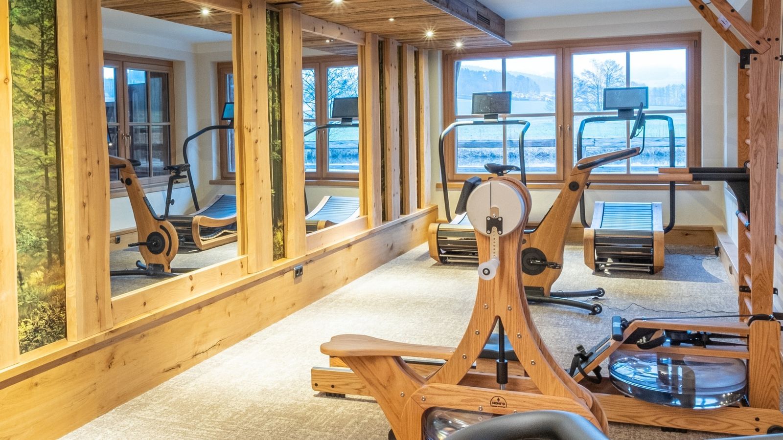 Wellnesshotel Brunner Hof Bayerischer Wald Panorama-Fitnessraum