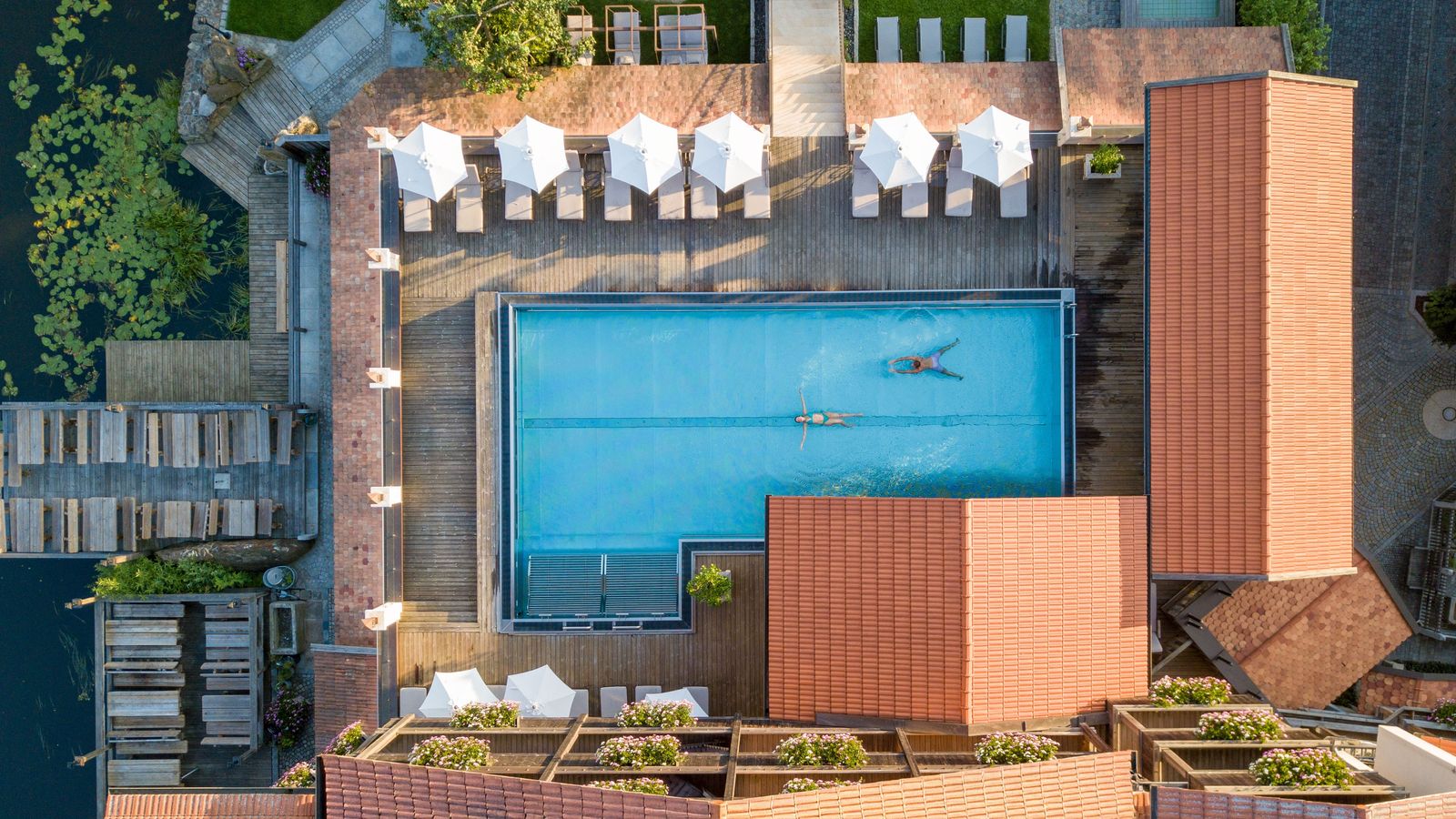 Wellnesshotel Brunner Hof Bayerischer Wald Sky-Infinity-Pool