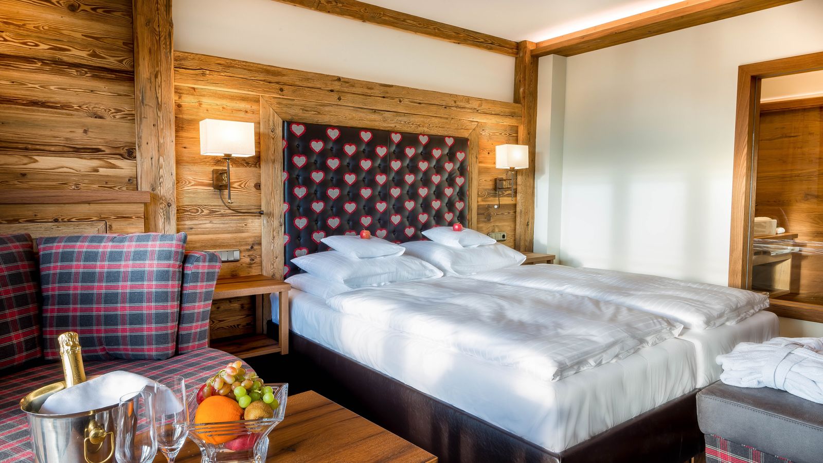 Wellnesshotel Brunner Hof im Bayerischen Wald naturWohlfühlzimmer Kuschelnest mit Balkon