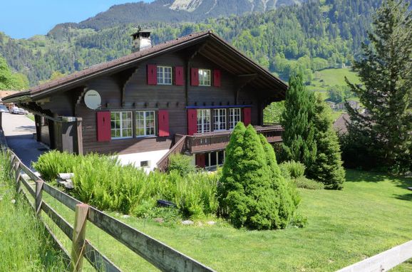 Außen Sommer 1 - Hauptbild, Chalet am Schärm, Lauterbrunnen, Berner Oberland, Bern, Schweiz