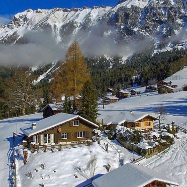 Außen Winter 25, Chalet Zwärgli, Wengen, Berner Oberland, Bern, Schweiz