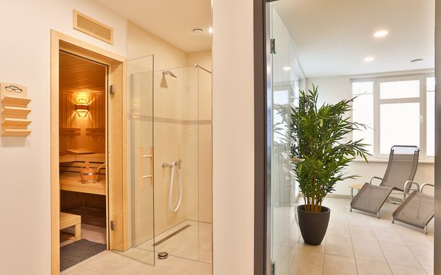 Relaxbereich der Sauna