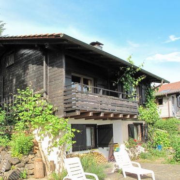 Außen Winter 10, Ferienhütte Alpenblick am Bodensee, Illmensee, Bodensee, Baden-Württemberg, Deutschland