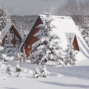 Außen Winter 14, Ferienhütte Tennenbronn im Schwarzwald, Tennenbronn, Tennenbronn, Baden-Württemberg, Deutschland