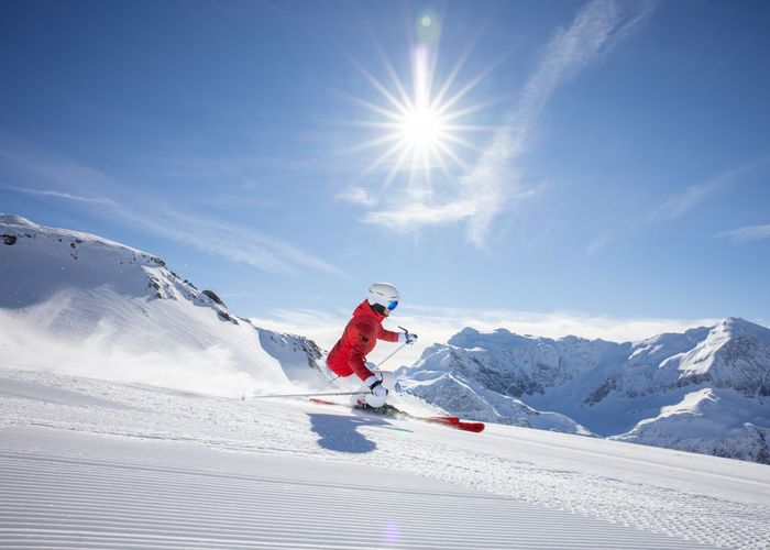 Sonnenskilauf in Gastein bis Mitte April