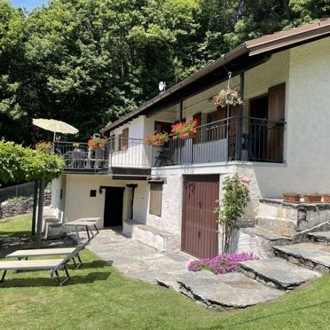 Außen Sommer 2, Ferienhaus Baita Lavu, Cannero Riviera, Lago Maggiore, Lombardei, Italien