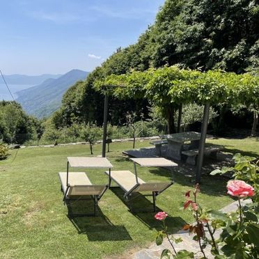 Außen Sommer 4, Ferienhaus Baita Lavu, Cannero Riviera, Lago Maggiore, Lombardei, Italien