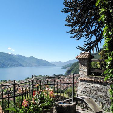 Außen Sommer 8, Villa Bellavista, Dongo, Comer See, Lombardei, Italien