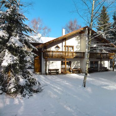 Außen Winter 31, Chalet Birke, Bischofsmais, Bayerischer Wald, Bayern, Deutschland