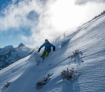 Panoramahotel Alpenstern : Sun skiing