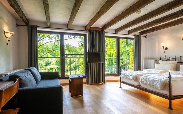 Unterkunft Zimmer/Appartement/Chalet: Gelbe Wellness Suite