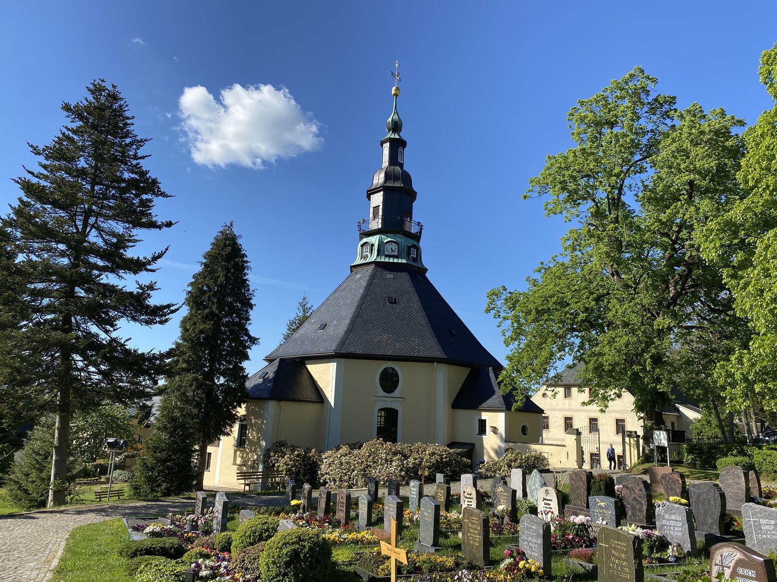 Kirche im Schnitzderdörfchen Seiffen