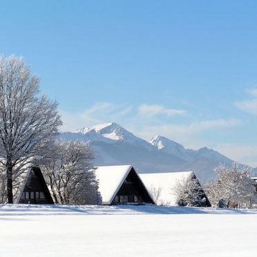 Außen Winter 29, Hütte Oslo in Bayern, Siegsdorf, Oberbayern, Bayern, Deutschland