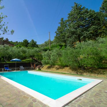 Außen Sommer 4, Villa il Riccio, Cortona, Arezzo, Cortona und Umgebung, Toskana, Italien