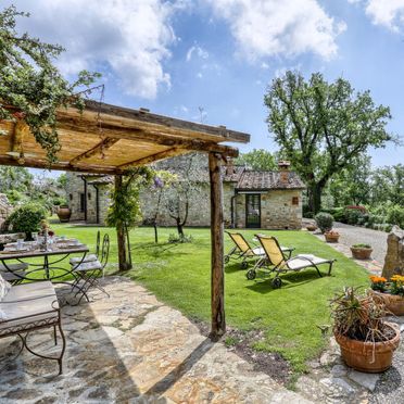 Außen Sommer 2, Villa Casale Il Poggino, Castellina in Chianti, Toskana Chianti, Toskana, Italien