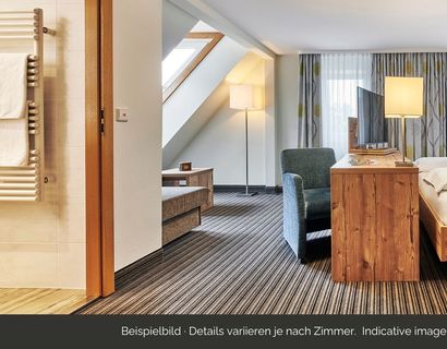 Hotel Kronelamm im Schwarzwald: Burgblick im Gästehaus (Nebengebäude)