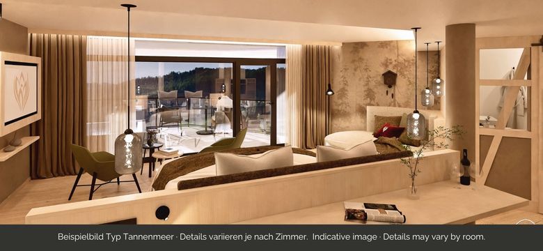 Hotel Kronelamm im Schwarzwald: Königreich-Suite with two separate bed rooms image #2