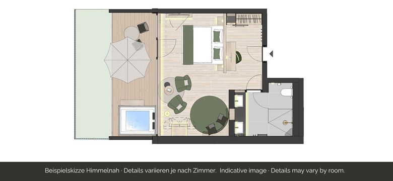 Hotel Kronelamm im Schwarzwald: Königreich-Suite with two separate bed rooms image #3