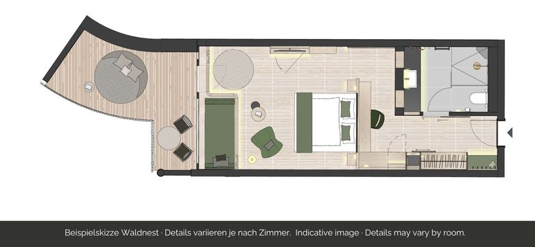 Hotel Kronelamm im Schwarzwald: Königreich-Suite with two separate bed rooms image #6