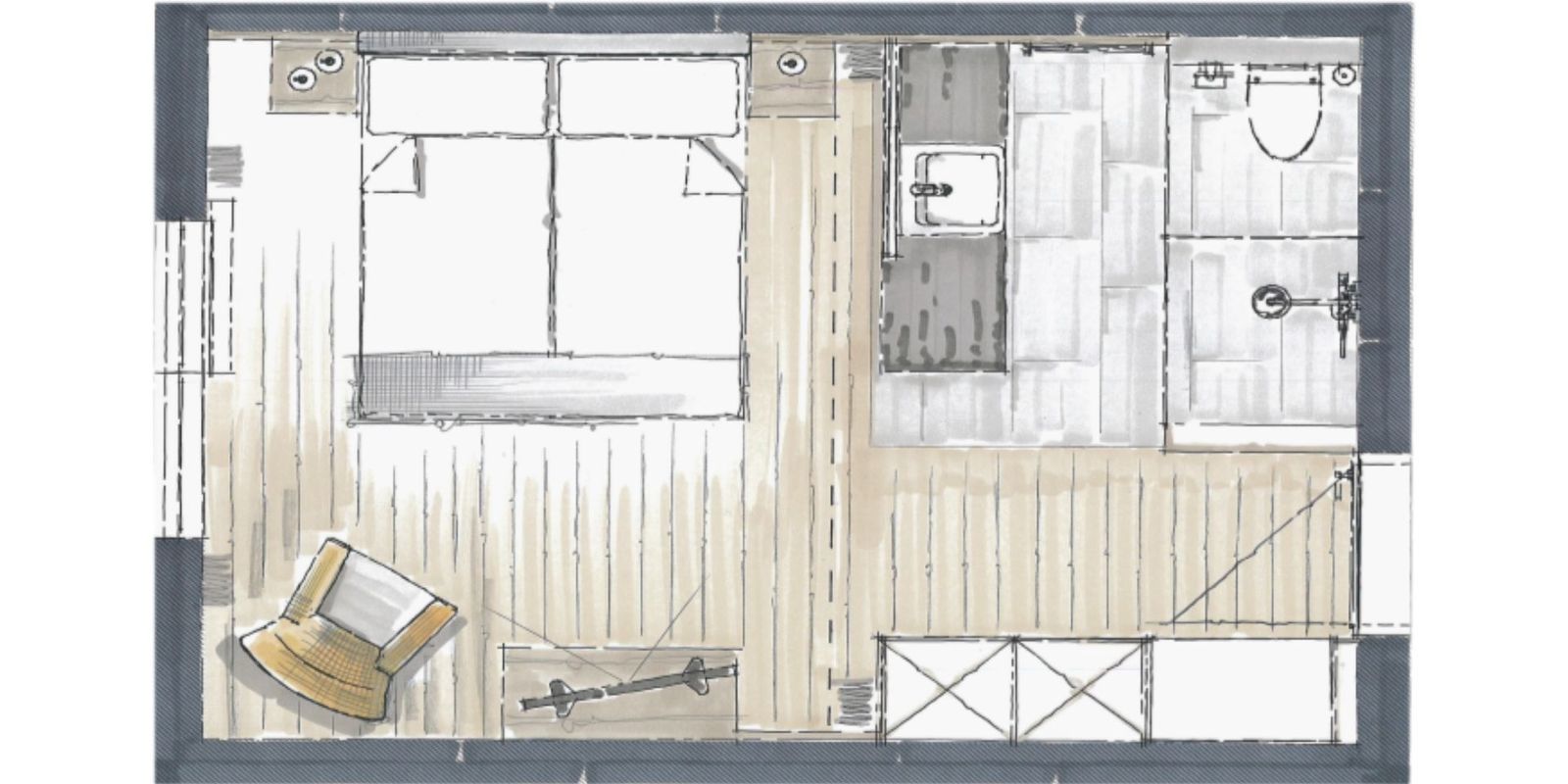 DoppelzimmerCOZY Room image 5 - die HOCHKÖNIGIN Mountain Resort