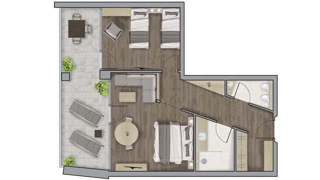 Balance-Suite „Family“ image 10 - Quellenhof See Lodge