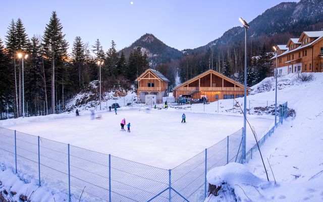 Eislaufplatz Winter