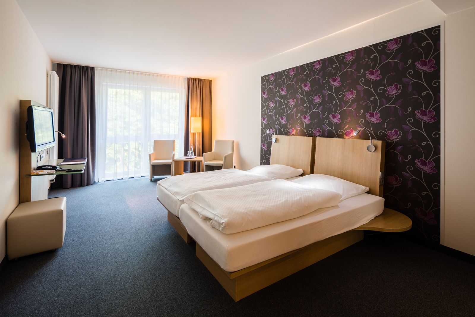 Zweibettzimmer mit Innenstadtblick image 1 - Thöles Am Allerpark Verden