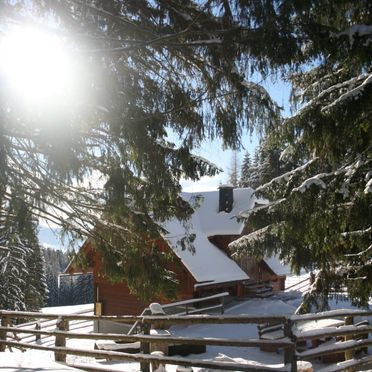 Winter, Kalchersimon Hütte, Preitenegg, Kärnten, Österreich