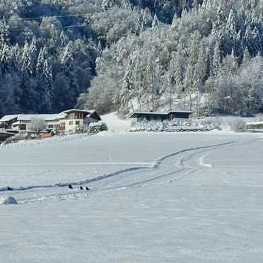 Blick auf die Loipe, Hohlbichlgut, Bischofshofen, Salzburg, Salzburg, Österreich