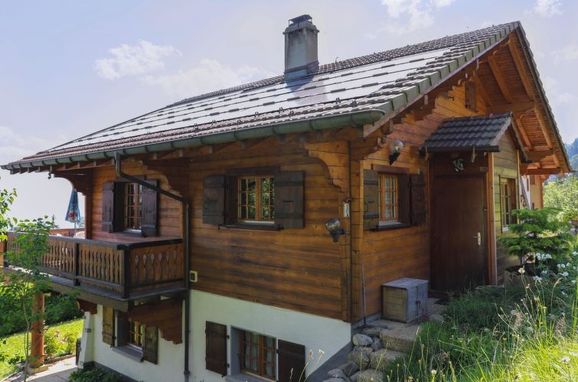 Außen Winter 1 - Hauptbild, Chalet les Rochers Blancs, Villars, Waadtländer Alpen, Waadt, Schweiz