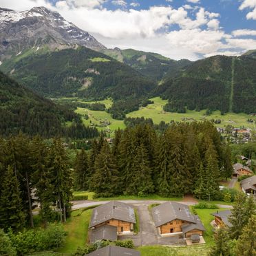 Außen Sommer 5, Chalet Dörfli, Les Diablerets, Waadtländer Alpen, Waadt, Schweiz