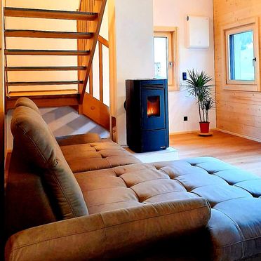 Living room, Chalet am Zirm, Weissenbach, Trentino-Südtirol, Trentino-Alto Adige, Italy