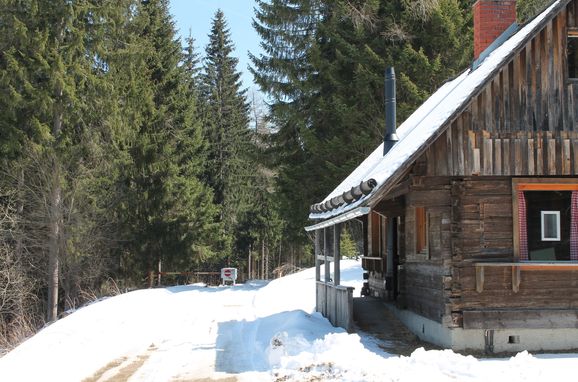 Winter, Almhütte Hebalm, Pack, Steiermark, Steiermark, Österreich