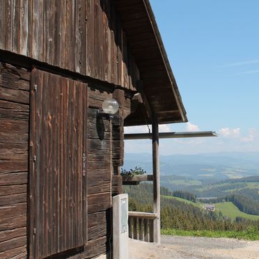 Aussicht, Almhütte Hebalm, Pack, Steiermark, Steiermark, Österreich